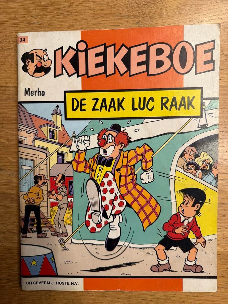 Kiekeboe nr 34 1e druk, Eén comic, Europa, Ophalen of Verzenden, Zo goed als nieuw
