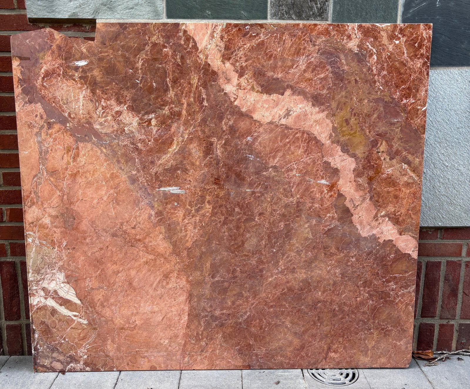 3 plaques de marbre, Enlèvement, Utilisé, Autres matériaux