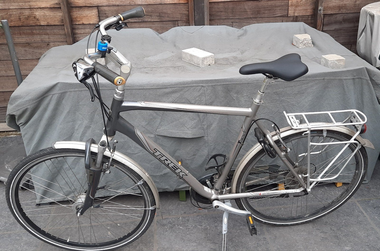 Trek herenfiets, Fietsen en Brommers, Gebruikt, Velgrem, Versnellingen, 57 tot 61 cm