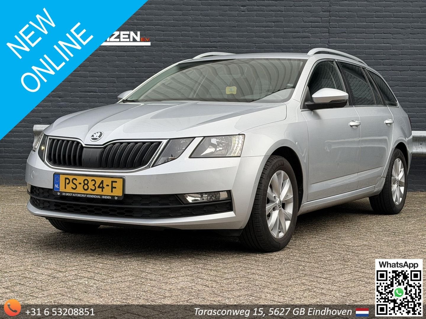 Skoda Octavia Combi 1.0 TSI Greentech Ambition Business | Cr, Auto's, Zwart, 110 g/km, Bedrijf, Parkeersensor