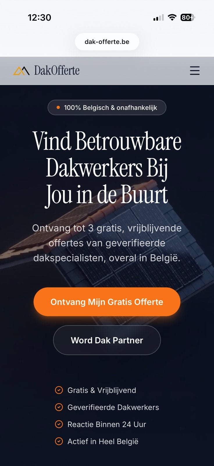 Dakwerkers gezocht voor nieuwe klanten – heel België, Enlèvement ou Envoi, Neuf