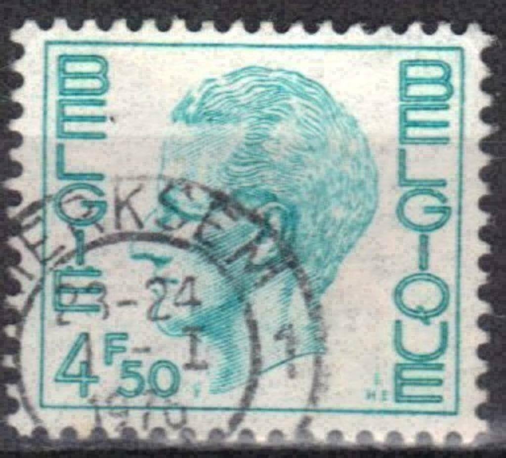 Belgique 1974 - Yvert 1718/OBP 1743 - Roi Baudouin (ST), Envoi, Affranchi, Oblitéré, Maison royale