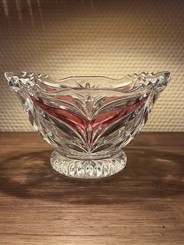Vintage Anna Hutte Bleikristal schaaltje, Antiek en Kunst, Ophalen