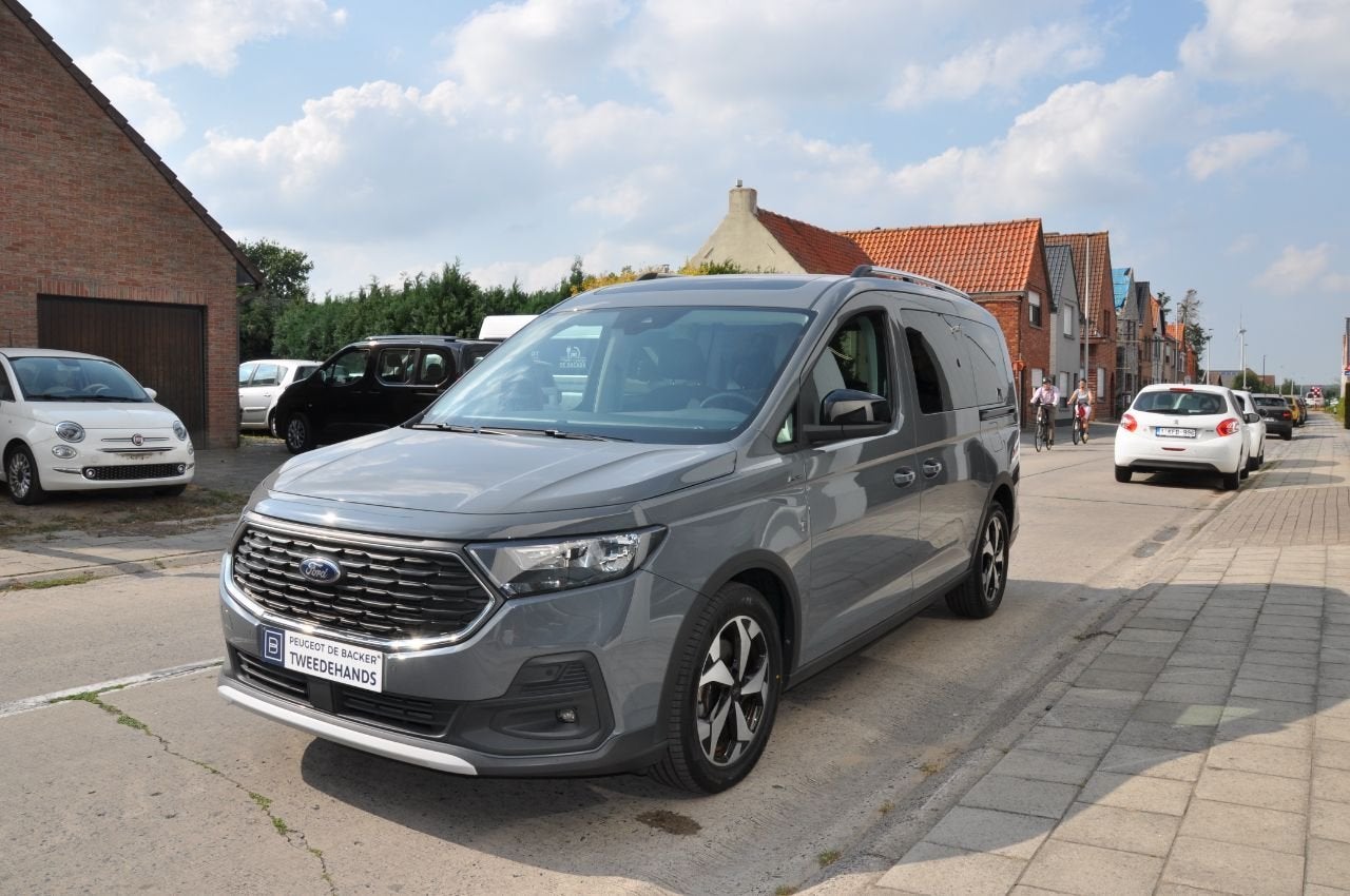 Ford Grand Tourneo Active * 7 zitplaatsen * (bj 2023), Auto's, Ford, Stof, 7 zetels, 84 kW, Zilver of Grijs