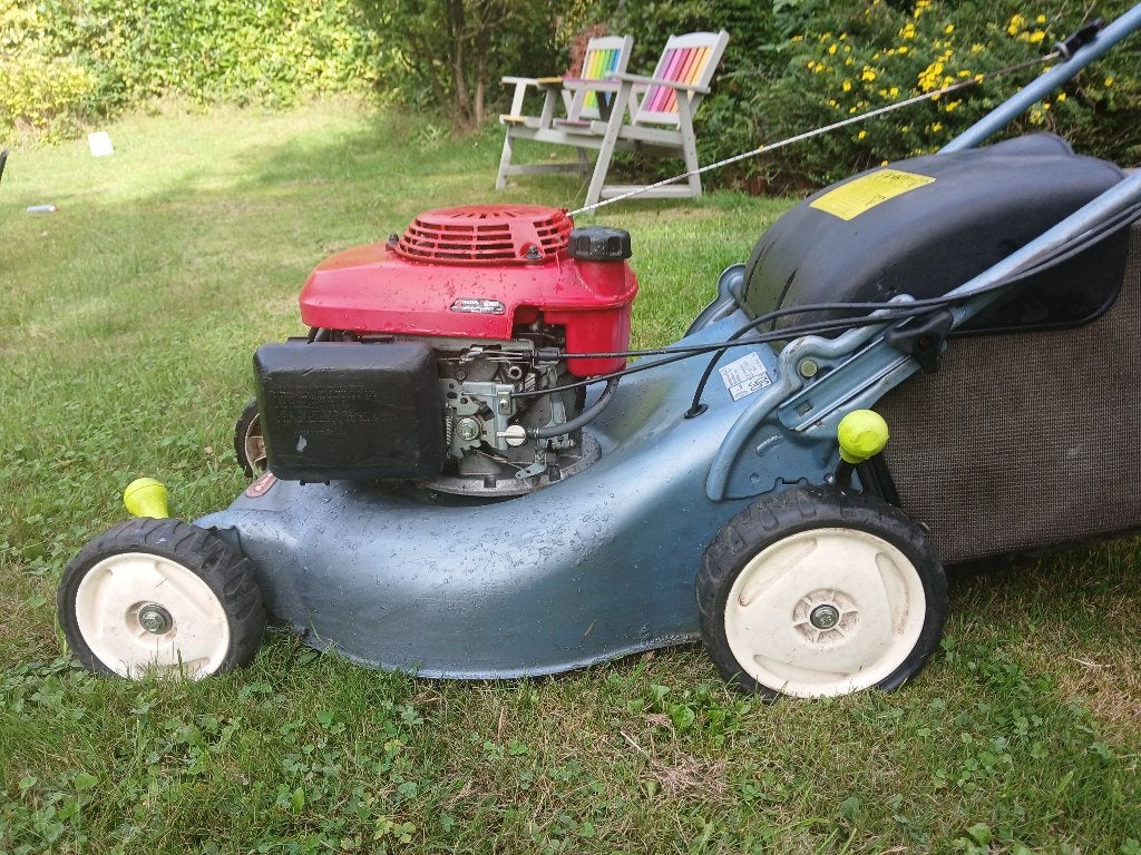 Tondeuse HONDA HRG465 46 cm Autotractee excellent état, Jardin & Terrasse, HONDA, Tondeuse rotative, Tondeuses à gazon à essence