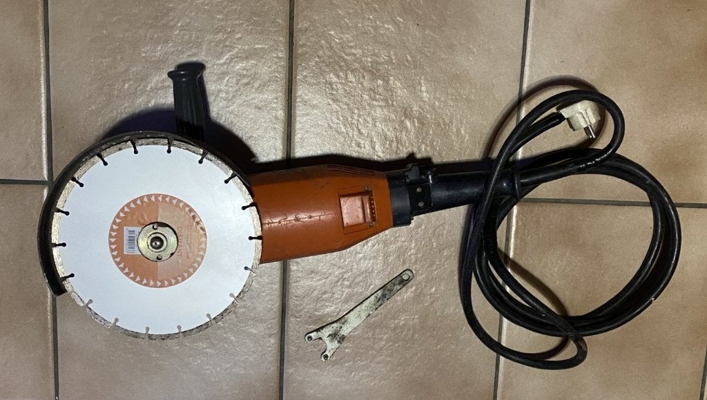 Disqueuse Fein Vintage Dia. 230 mm dans son jus , Bricolage & Construction, Enlèvement ou Envoi, Utilisé