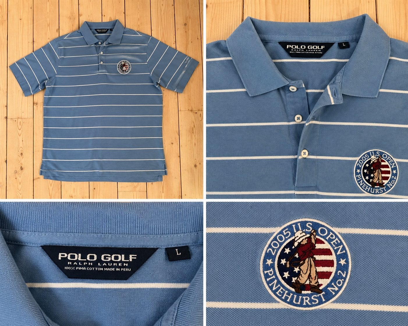 Polo Golf Ralph Lauren – 2005 U.S. Open Pinehurst, Kleding | Heren, Ophalen of Verzenden, Zo goed als nieuw, Maat 52/54 (L)