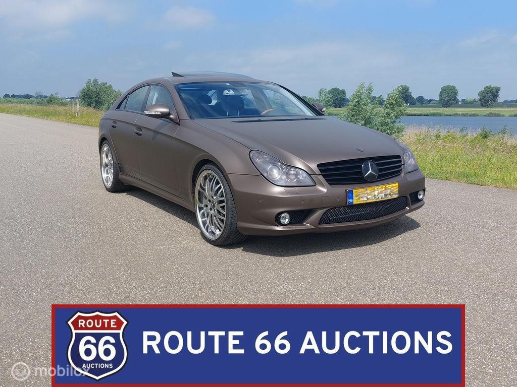 Mercedes-Benz CLS 500 AMG | 2004 | Route 66 Auctions, Auto's, Gebruikt, Zwart, Bedrijf, Handgeschakeld