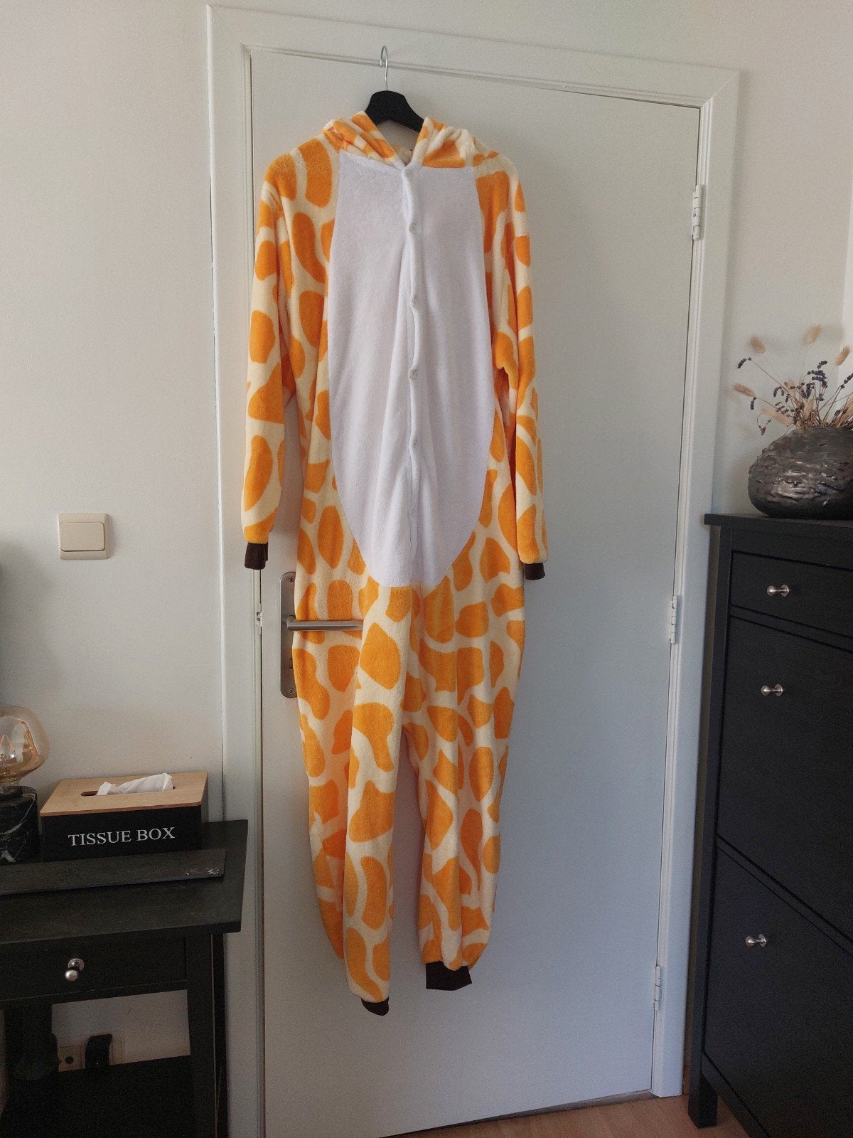 Onesie girafe, Enlèvement