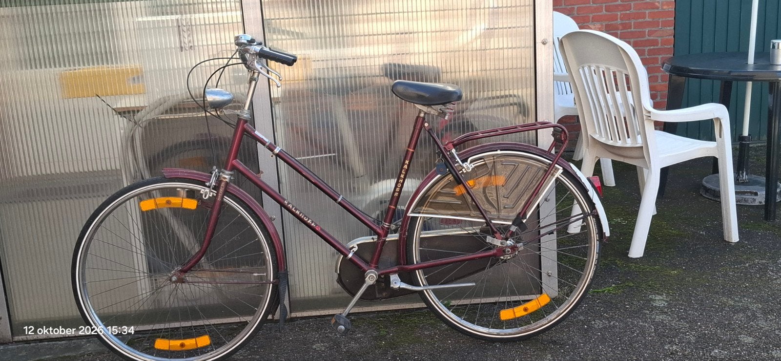Oude damesfiets met 3 versnellingen – 26 inch, Fietsen en Brommers, Ophalen, Versnellingen