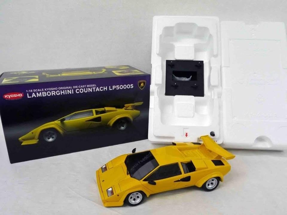 LAMBORGHINI COUNTACH LP5000S 1/18, Enlèvement ou Envoi, Comme neuf, Voiture, Kyosho