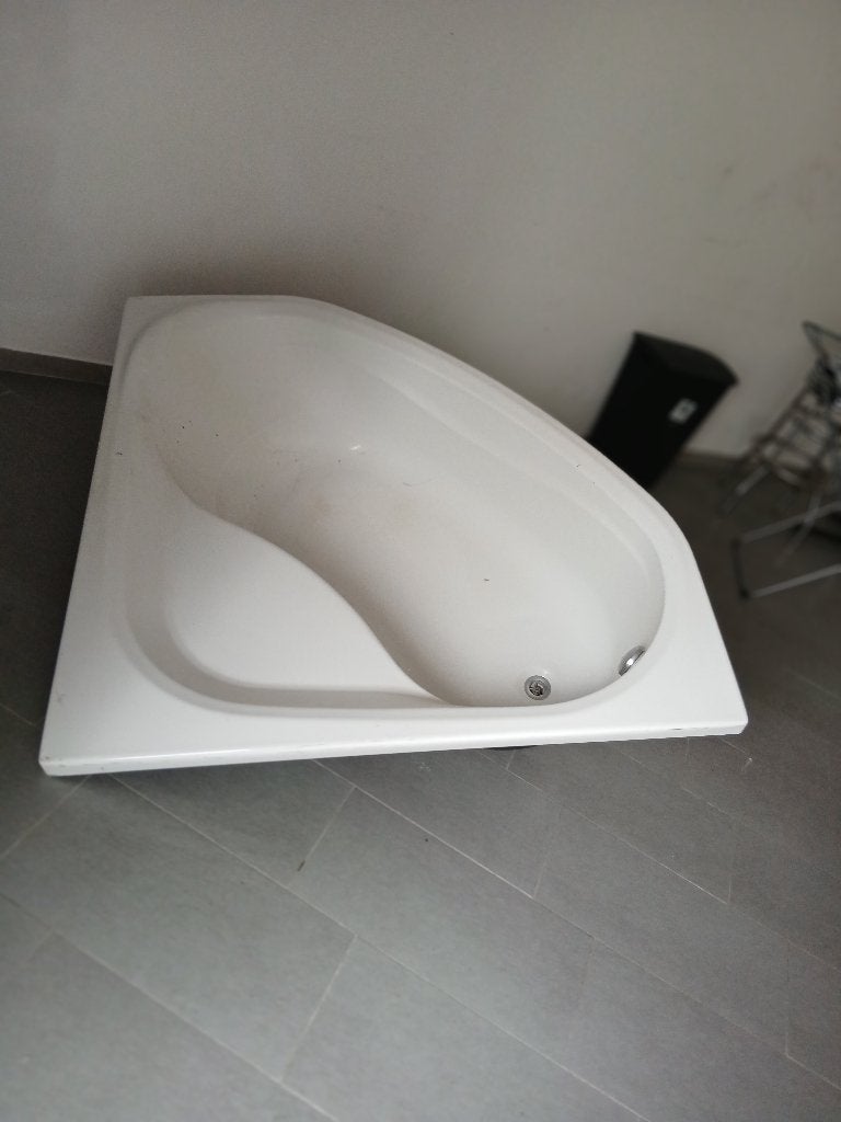Baignoir d angle, Maison & Meubles, Salle de bain | Salle de bain complète, Enlèvement, Comme neuf