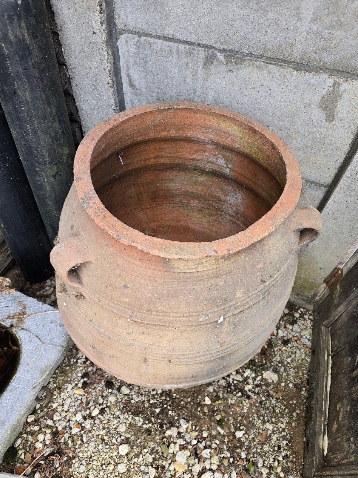 Terracotta kruik of amfora xxl, Ophalen, Overige materialen, Gebruikt, 100 cm of meer