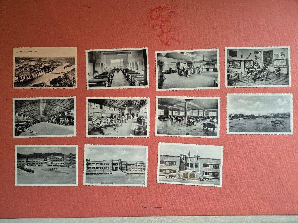 11 cartes postales GENIESCHOOL JAMBES, Enlèvement ou Envoi