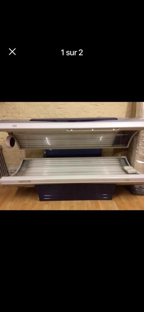 Solarium, Electroménager, Enlèvement, Utilisé, Banc solaire double, 15 lampes ou plus