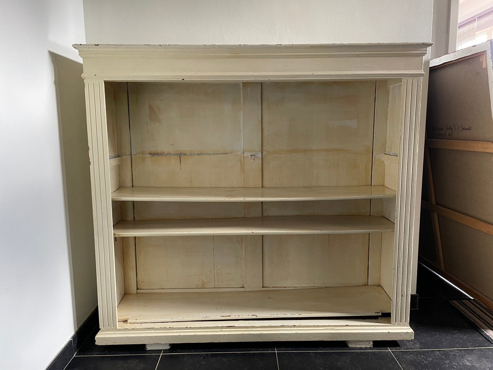 Te renoveren kast - klein bibliotheekje, 25 à 50 cm, Enlèvement, Utilisé, 100 à 150 cm
