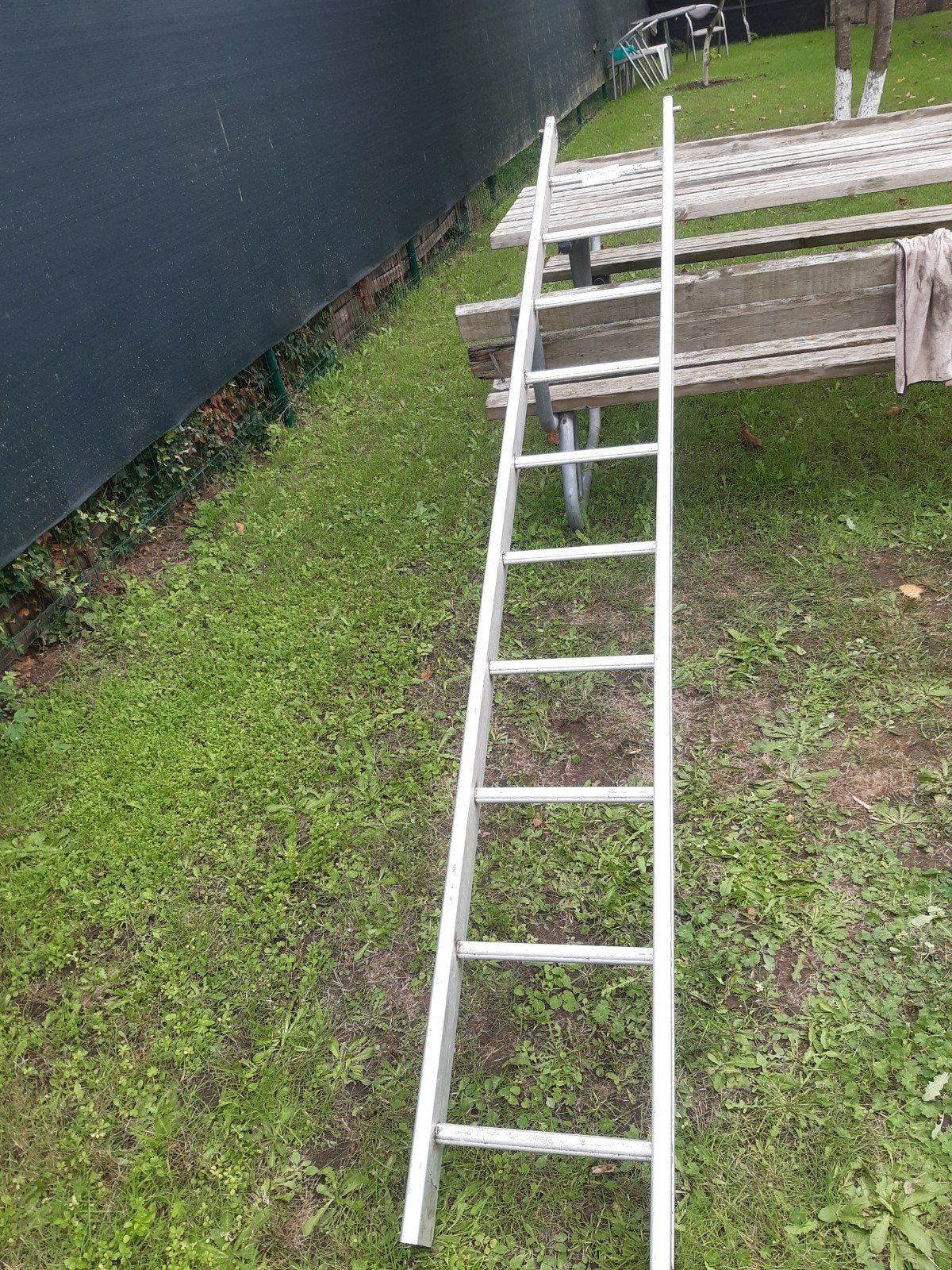 alu ladder 10 treden, Ophalen of Verzenden