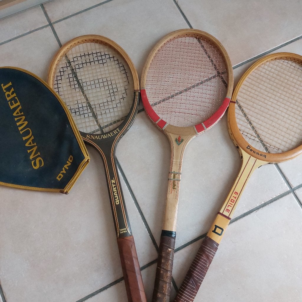 Raquettes de tennis vintage, Sports & Fitness, Tennis, Enlèvement, Utilisé, Raquette, Autres marques