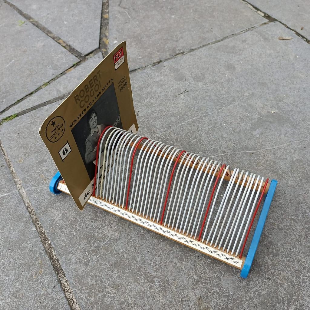 Stand BECO voor 50 vinylplaten, rond 1960, Ophalen of Verzenden