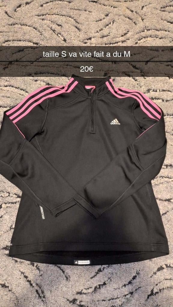 Haut zippé adidas, Kleding | Dames, Sportkleding, Adidas, Overige typen, Ophalen of Verzenden, Zo goed als nieuw