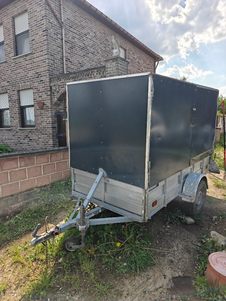 Grote aanhangwagen 250 lang op 125 breed, Auto diversen, Aanhangers en Bagagewagens, Ophalen, Gebruikt