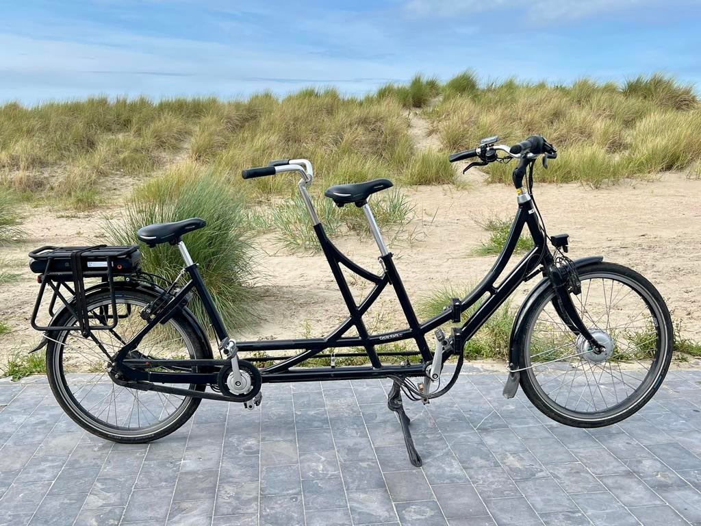 Elektrische vouwtandem, Fietsen en Brommers, Ophalen, Gebruikt