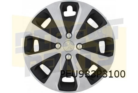 Peugeot 208 Wieldop 15'' (''Aero Iridium'') Origineel! 96738, Neuf, -, -, -