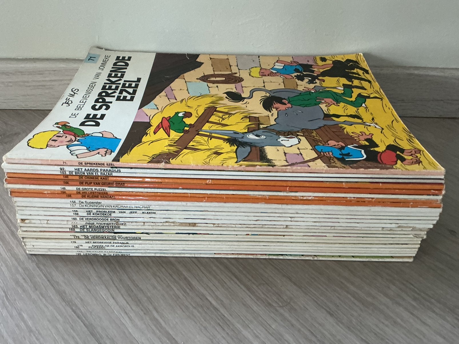 Strips Jommeke, Enlèvement, Utilisé