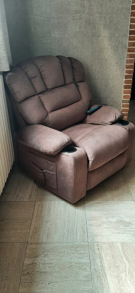 Relax zetel, Ophalen, Eenpersoons, Zo goed als nieuw, Rechte bank