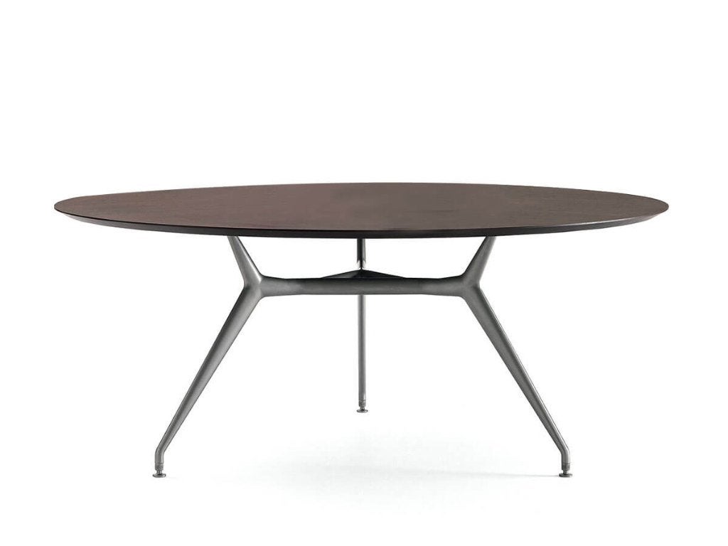 Design Rimadesio "MANTA" eettafel rond 160 cm, Ophalen, Design, 150 tot 200 cm, Rond