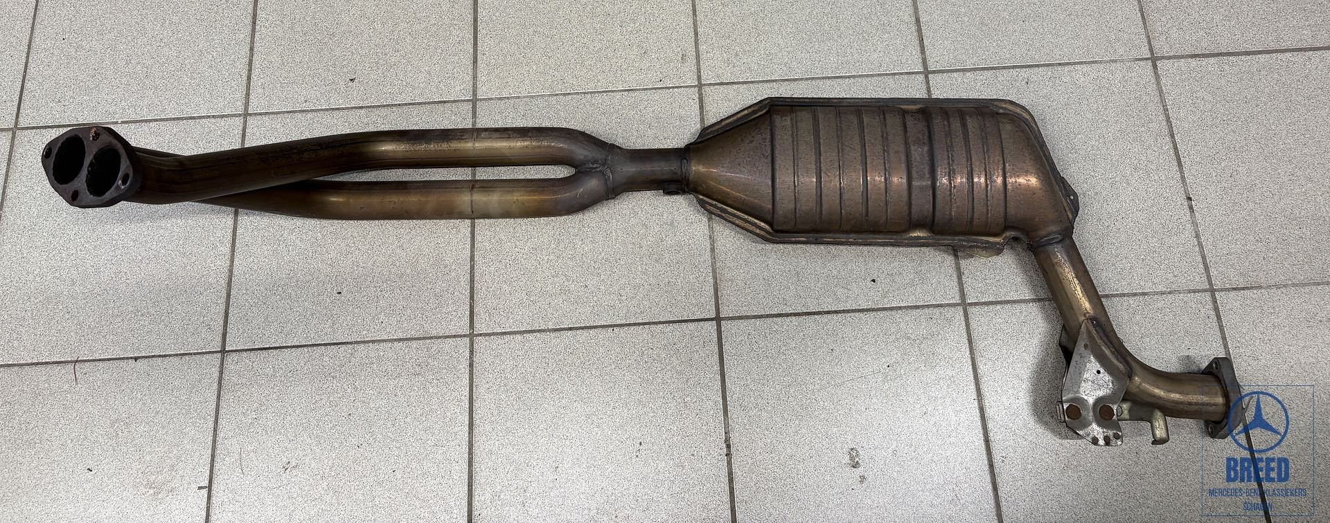 Katalysator voor Mercedes-Benz W123 200 200T M102 (Wurmkat), Gebruikt, -, Ophalen of Verzenden, -