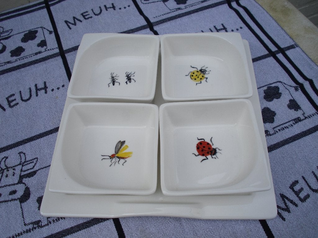 Plateau à apéritif de 22 cm/ 22 cm., Maison & Meubles, Enlèvement, Neuf, Plateau