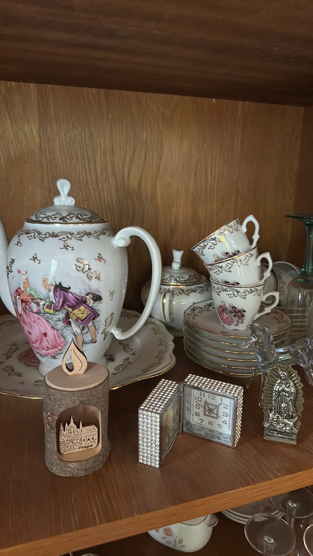 Antiek koffie servies, Antiquités & Art, Antiquités | Services (vaisselle) complet, Enlèvement