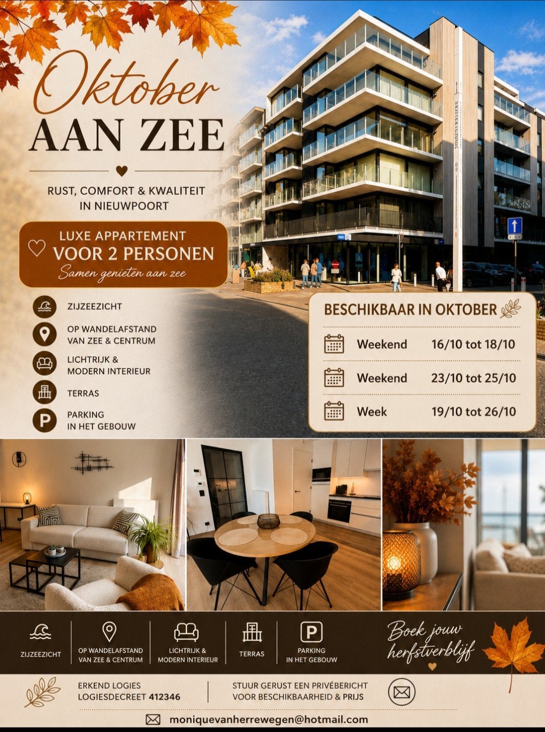 luxe nieuwbouw appartement -2 personen
