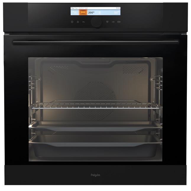 Nieuwe inbouw oven, Ophalen, Zwart, Nieuw, 50 tot 100 cm