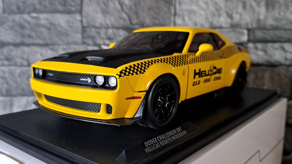 Dodge Challenger SRT Hellcat Redeye 1/18ème, Hobby & Loisirs créatifs, Voitures miniatures | 1:18, Enlèvement ou Envoi, Solido