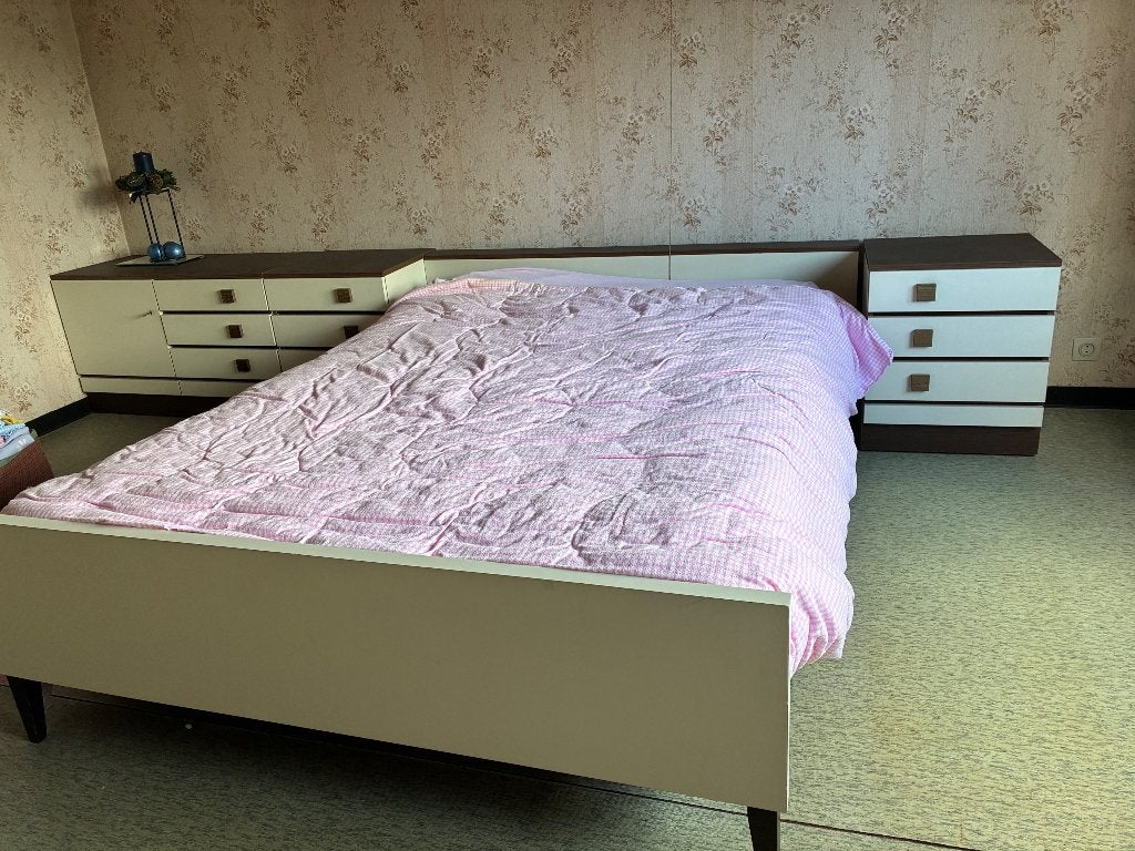 Slaapkamer, Huis en Inrichting, Slaapkamer | Complete slaapkamers, Ophalen, Gebruikt, Tweepersoons, Retro