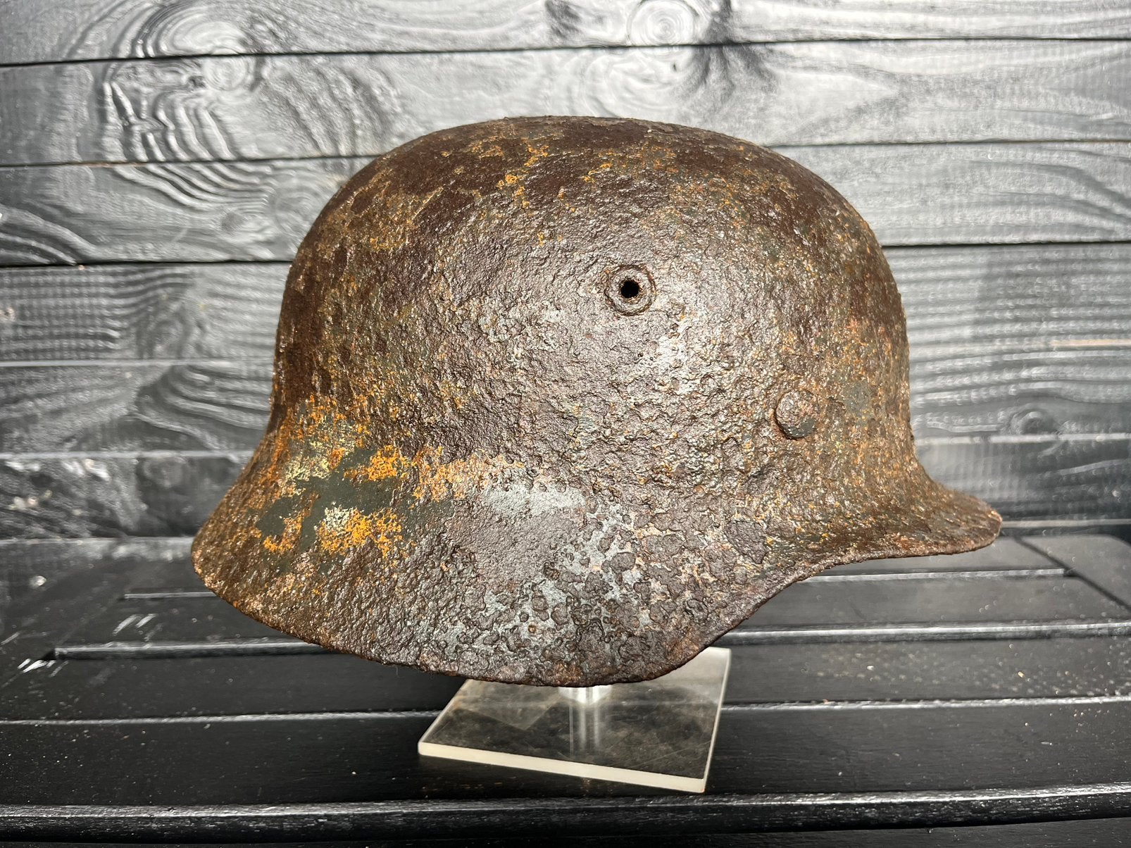 Duitse helm schaal M40, Verzamelen, Ophalen of Verzenden, Landmacht, Helm of Baret