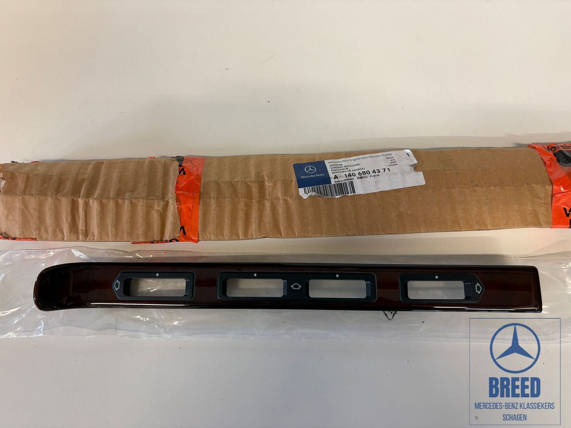 NOS sierlijst dashboard midden voor Mercedes-Benz W140 C140, -, Nieuw, Ophalen of Verzenden, -