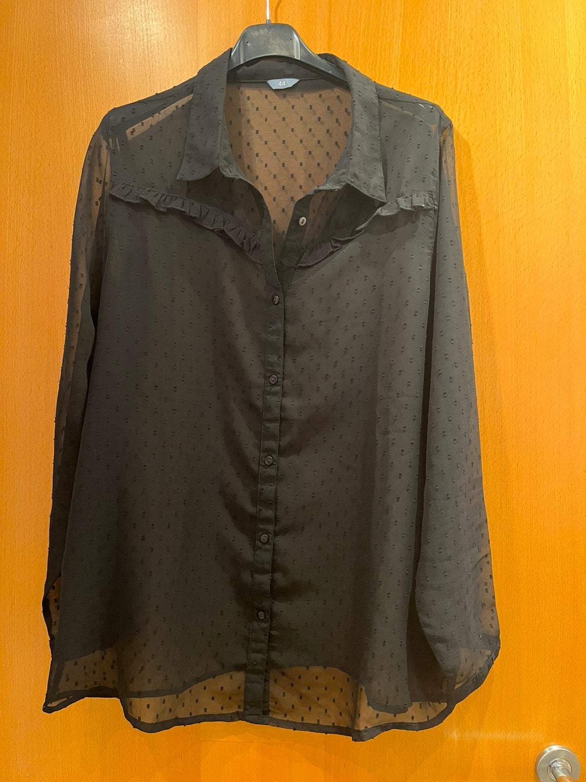 Doorzichtige blouse maat 44, Kleding | Dames, Ophalen of Verzenden, Zo goed als nieuw, Maat 42/44 (L)