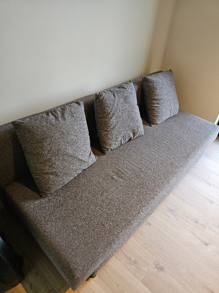Slaapbank Ikea (Älvdalen) 3-zits, Ophalen, Gebruikt, Grijs