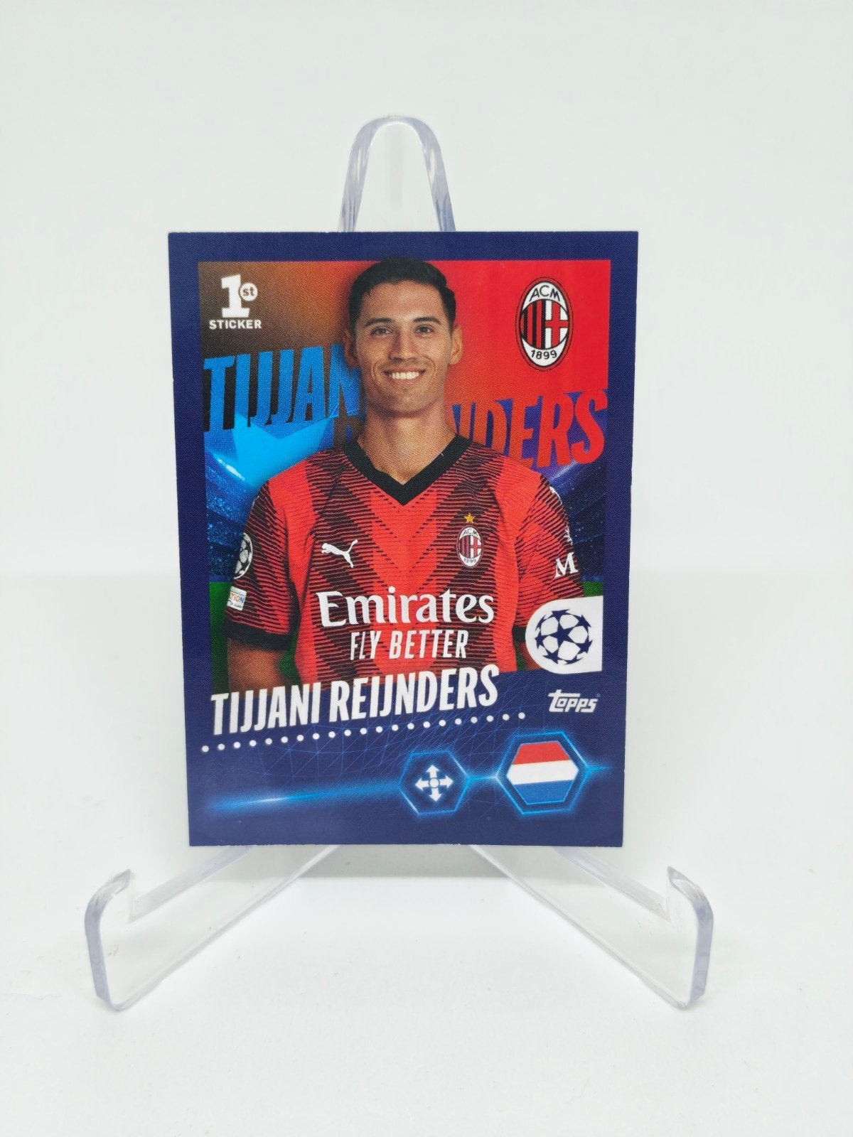 Tijjani Reijnders ROOKIE topps champions league, Ophalen of Verzenden, Sticker