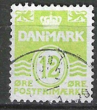 Danemark 1950/1952 - Yvert 336B - Valeur sous couronne (ST), Timbres & Monnaies, Envoi, Danemark, Affranchi