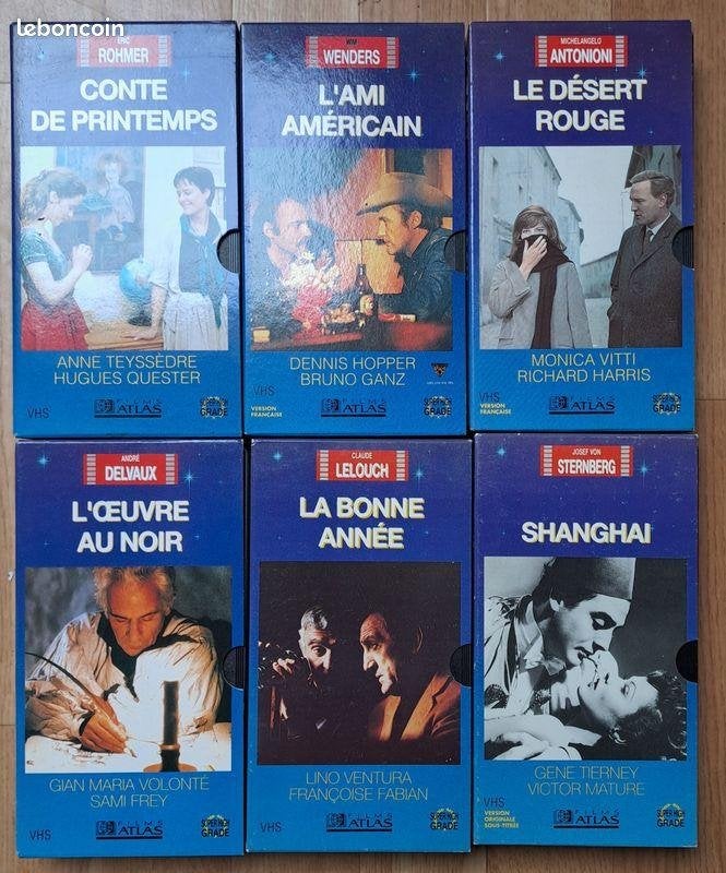 Les génies du cinéma - vhs, Enlèvement, VHS