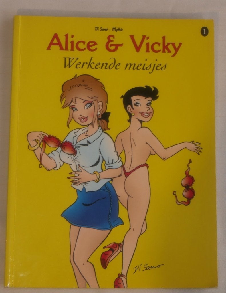 Alice & Vicky 1. werkende meisjes  strip voor volwassenen, Livres, BD, Di Sano - Mythic, Une BD, Comme neuf, Enlèvement
