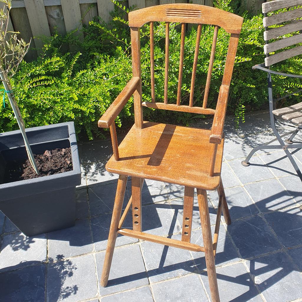 Houten kinderstoel,eetstoel, Ophalen of Verzenden