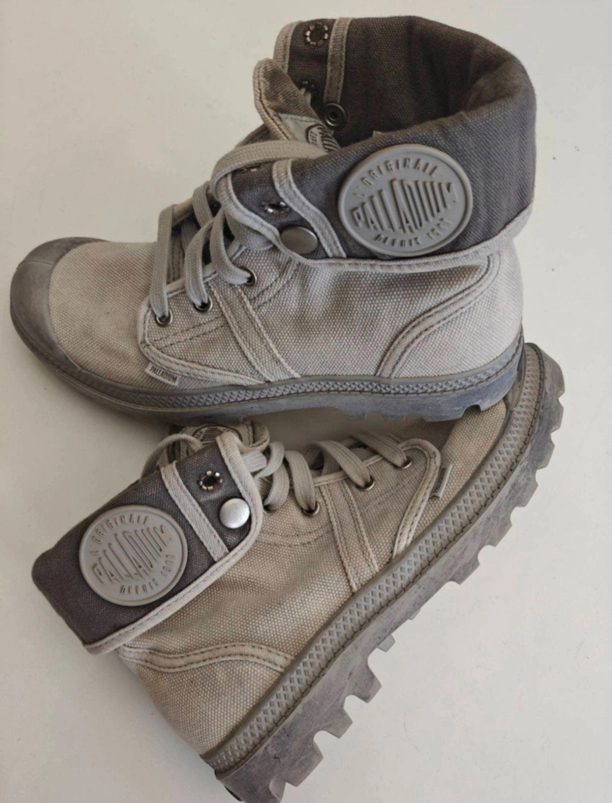 BOOTS PALLADIUM BAGGY CANVAS (39), Kleding | Dames, Lage of Enkellaarzen, Palladium, Ophalen of Verzenden, Zo goed als nieuw