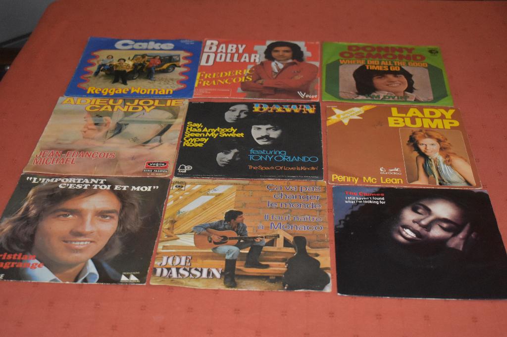 massa 45t's, altijd aan 1euro per stuk, vraag de lijsten, 7 inch, Single, Ophalen of Verzenden, Pop