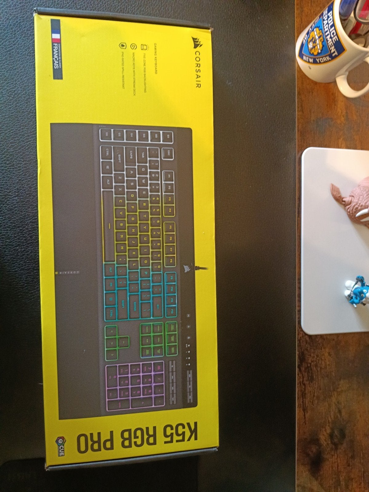 Corsair K55 RGB PRO, Enlèvement ou Envoi, Azerty, Corsair