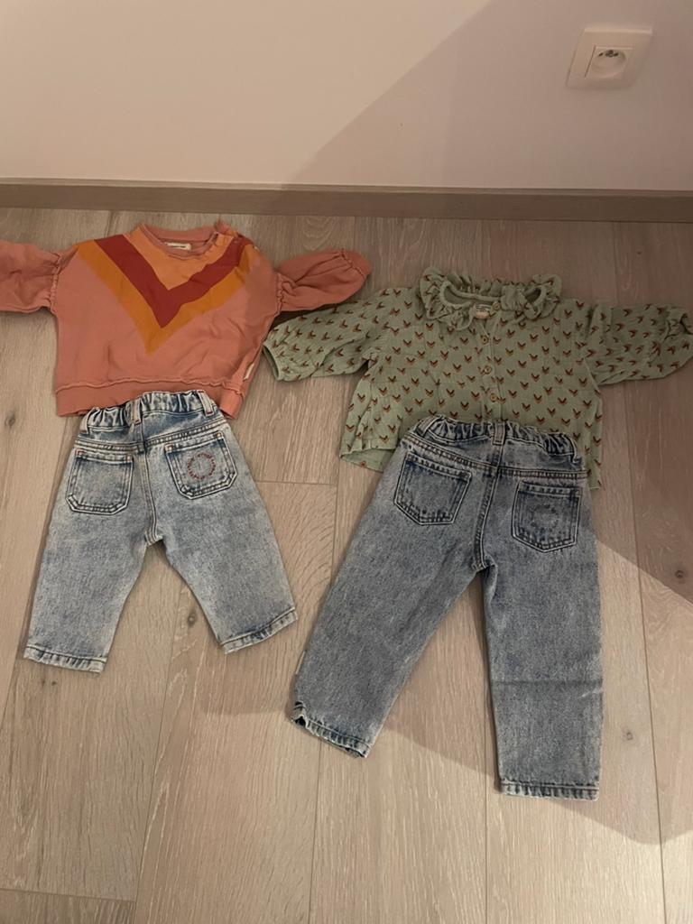 Set meisjeskleding en pyama’s 2-3jaar, Kinderen en Baby's, Ophalen, Zo goed als nieuw